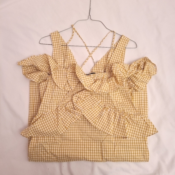 Urban Revivo White & Yellow Stripes Dress - Picture 2 of 5